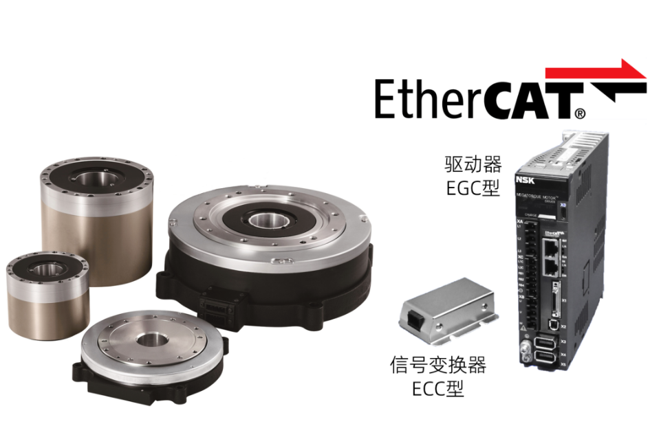 NSK 支持EtherCAT®的直驱大转矩伺服电机™用驱动器将投放市场